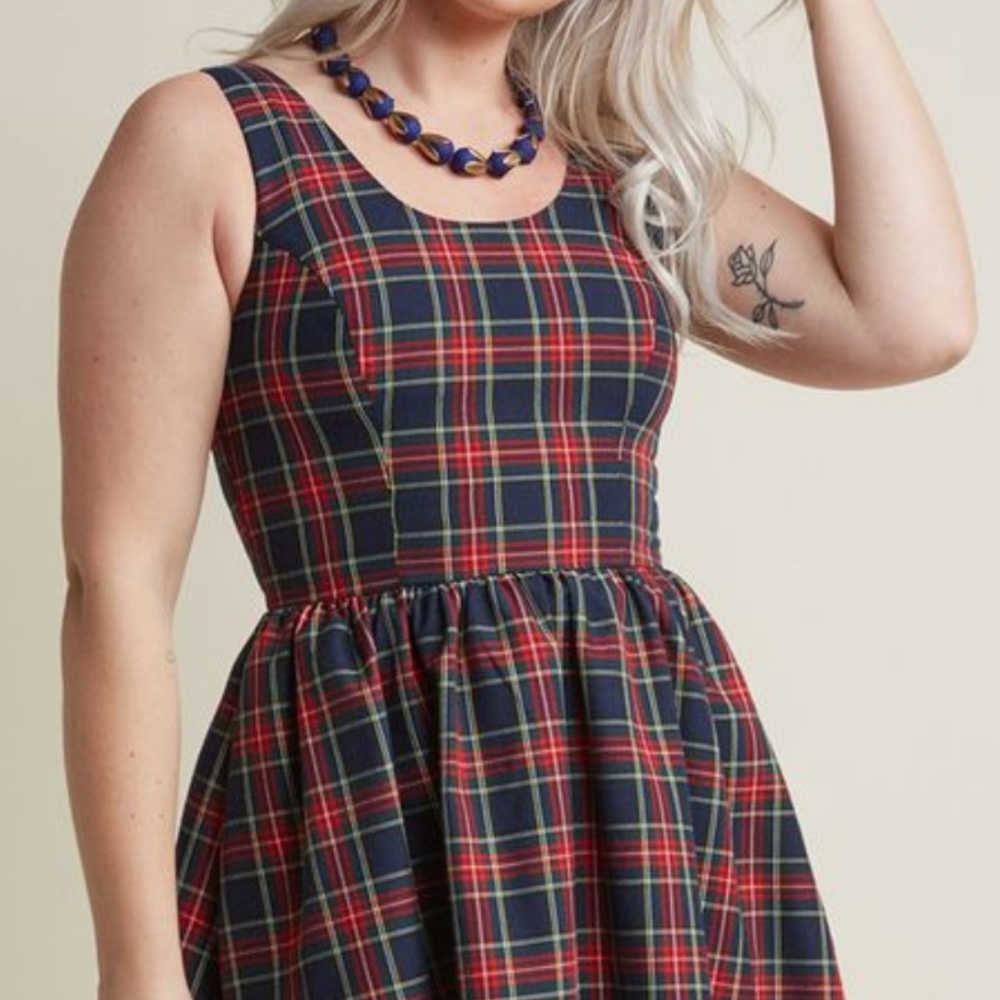 Plaid Dress